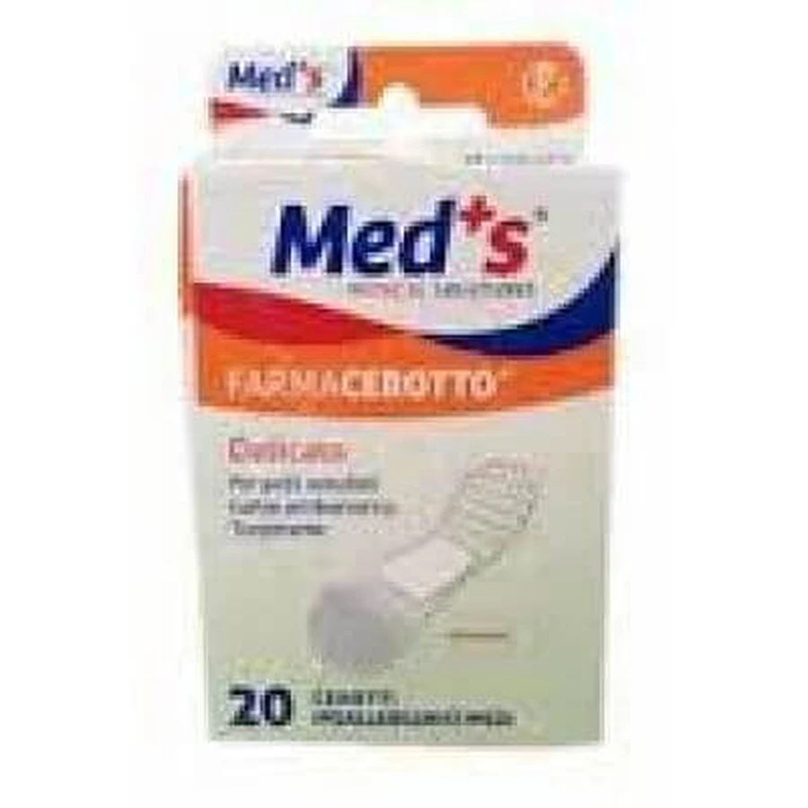 Meds Strips Plaster Delikatny Włókninowy Średni 20 szt.: ceny i cechy