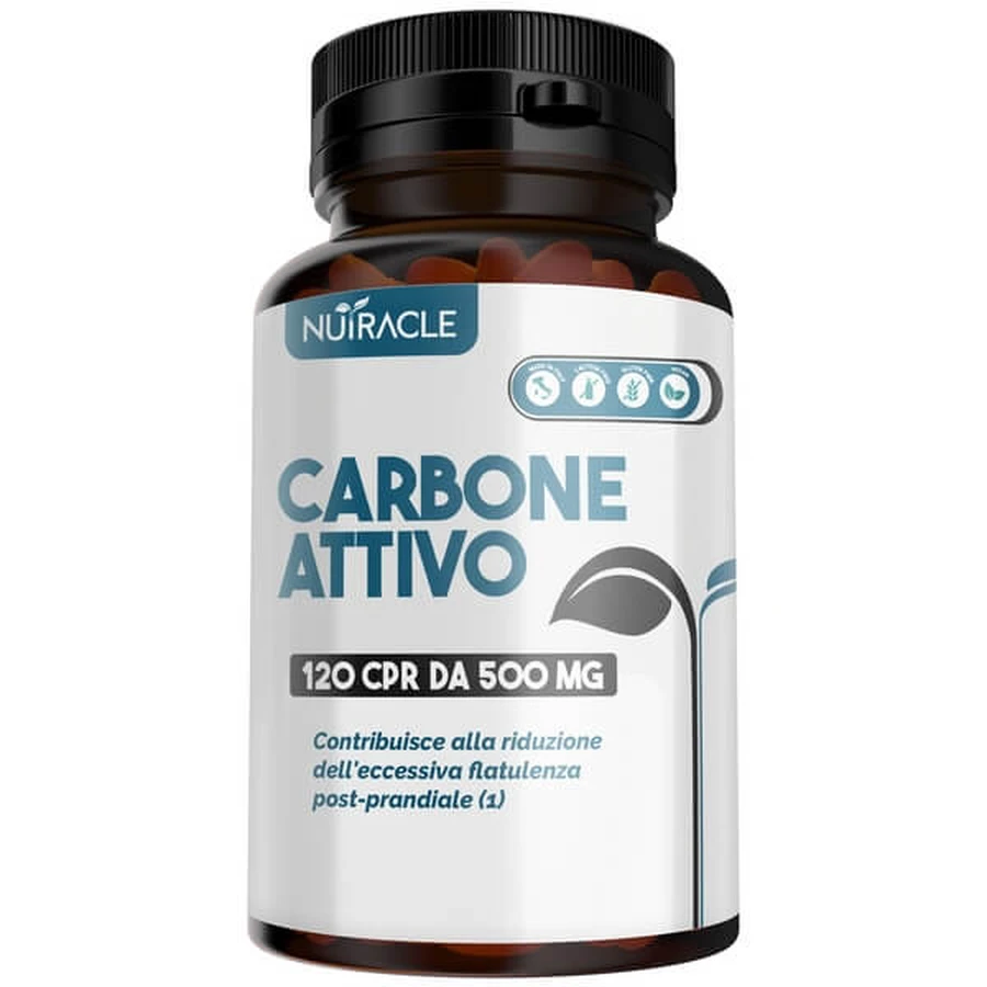 Nutracle charbon actif 120 comprimés