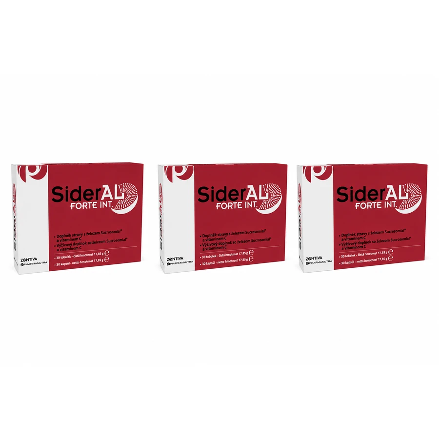 SiderAL Forte, 3 x 30 capsules, Zentiva