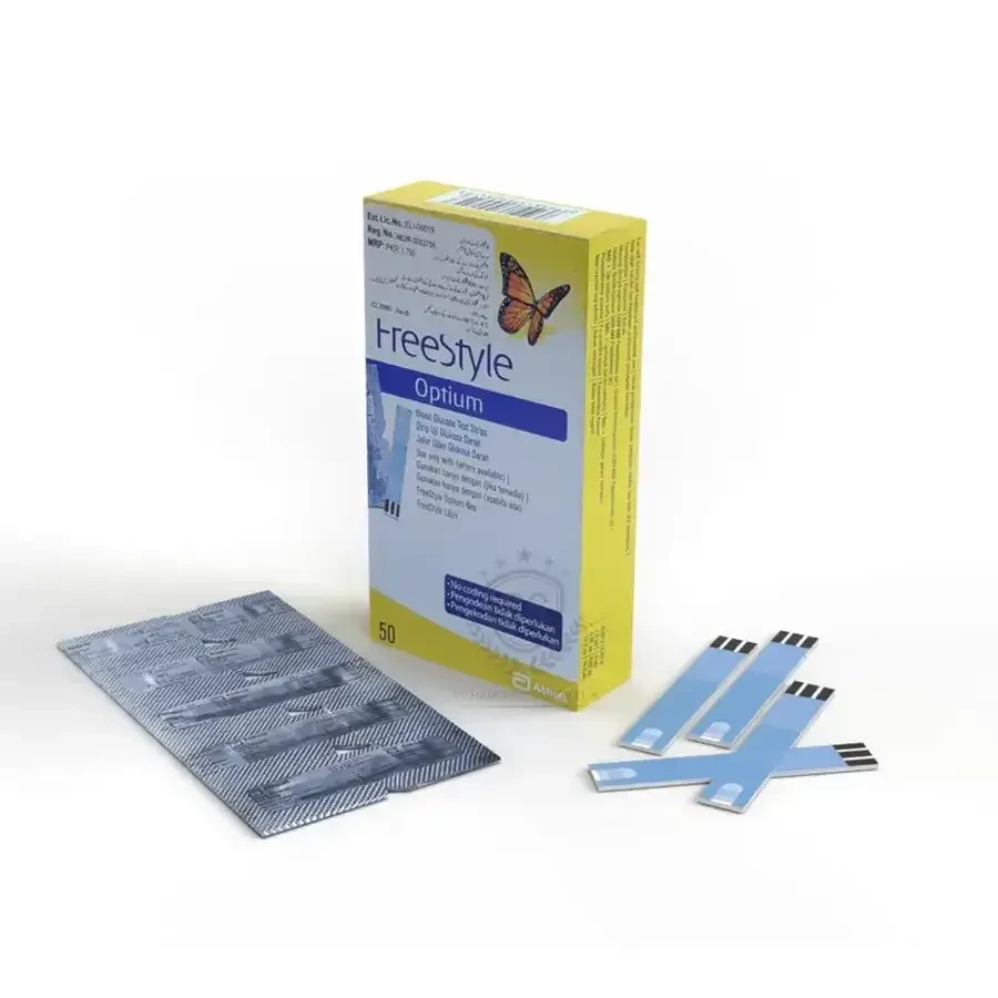  Abbott FreeStyle Optium, 3 x 50 tiras reactivas