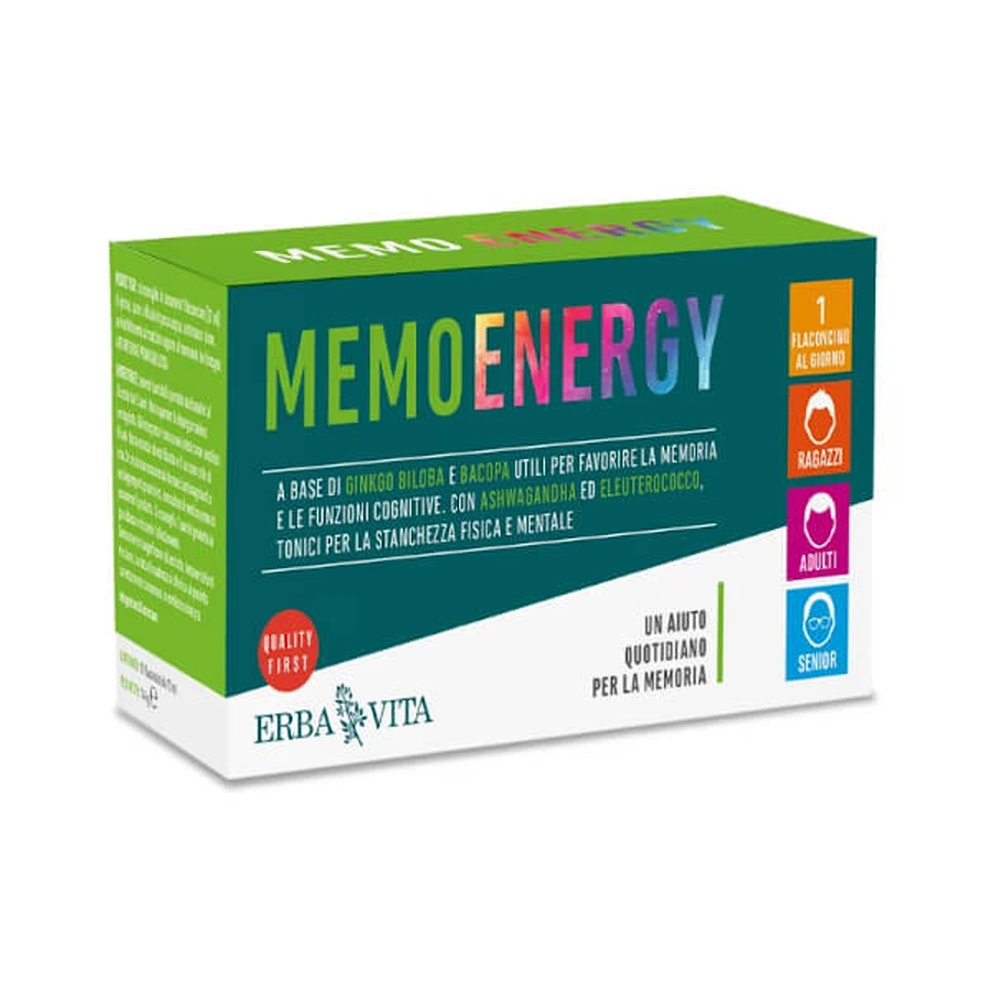 Memo Energy 10 Flaconcini Erbavita