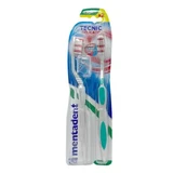 Mentadent Toothbrush Tecnic Clean Delicate Soft Bristles 2 Pieces