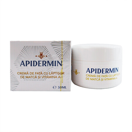 Apidermin gezichtscrème met matchamelk en vitamine A, 50 ml, Veceslav Bee Complex