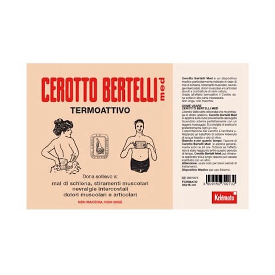 Bertelli Large Medicated Plaster (Plâtre médicamenteux de grande taille)