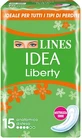 Lines Idea Absorbant Liberty Anatomique 15 Pièces