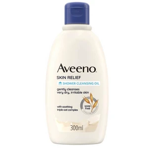 Aveeno Skin Relief Detergente Olio Bagnodoccia Lenitivo per Pelle Sensibile 300 ml