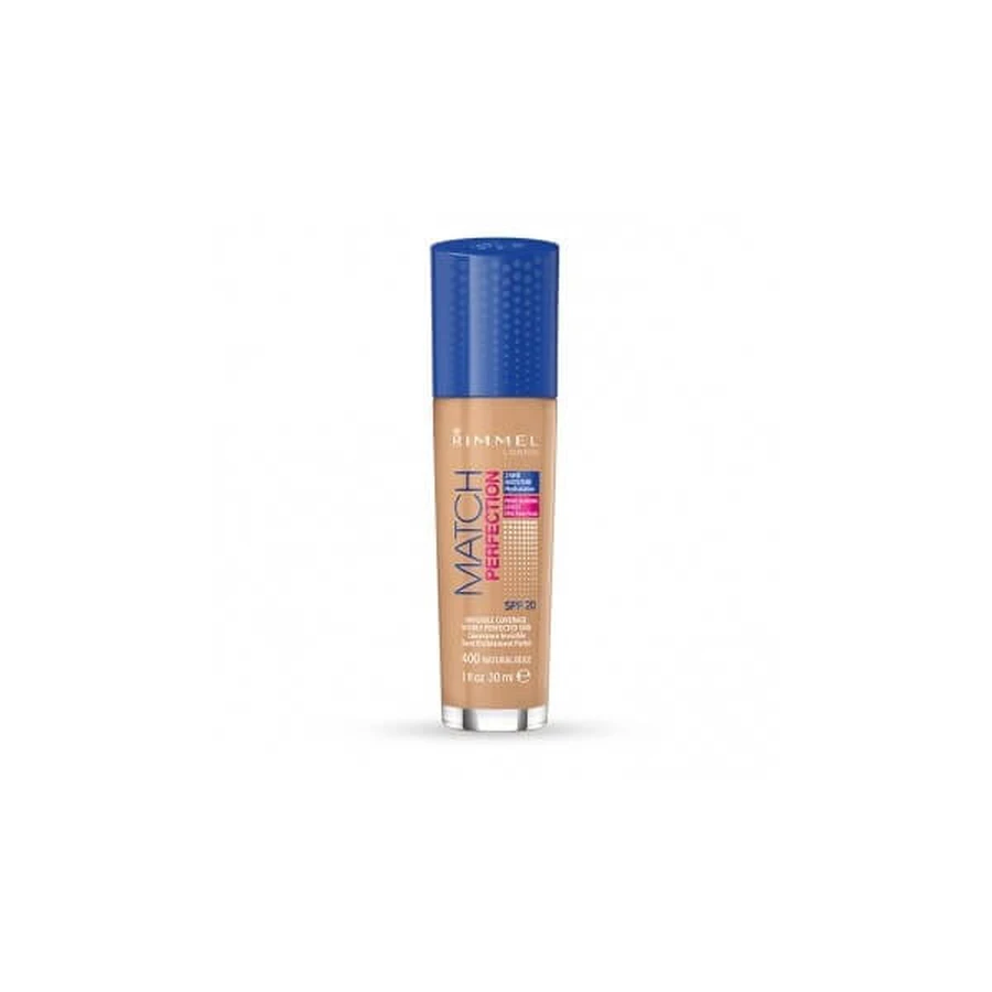 RIMMEL FOUNDATION MATCH 400 NATUAL BEIGE