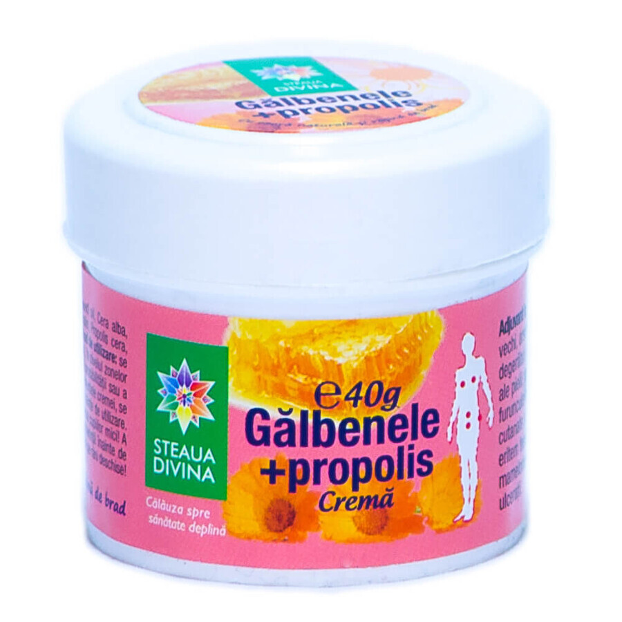 Goudsbloemcrème met propolis, 40g, Divine Star