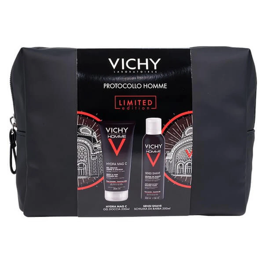 Vichy Homme Rasierprotokoll im Kupplungsbeutel 2 Stück