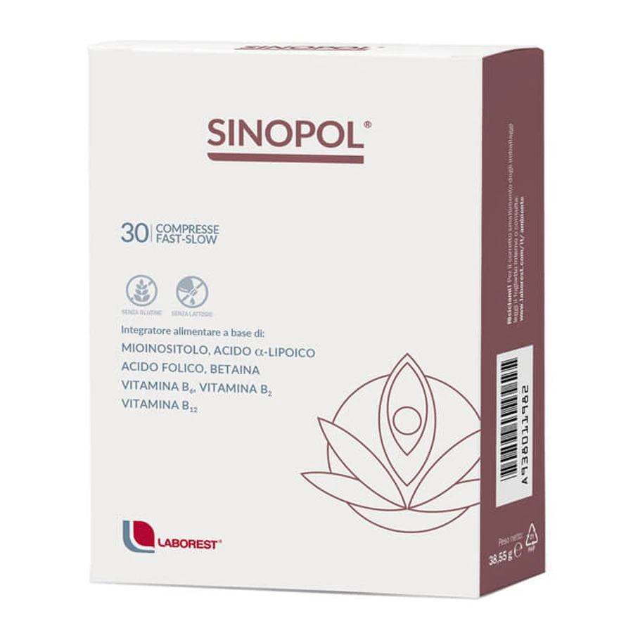 URIACH Sinopol 30 tabletten vrouwen Fast-Slow glutenvrij voedingssupplement