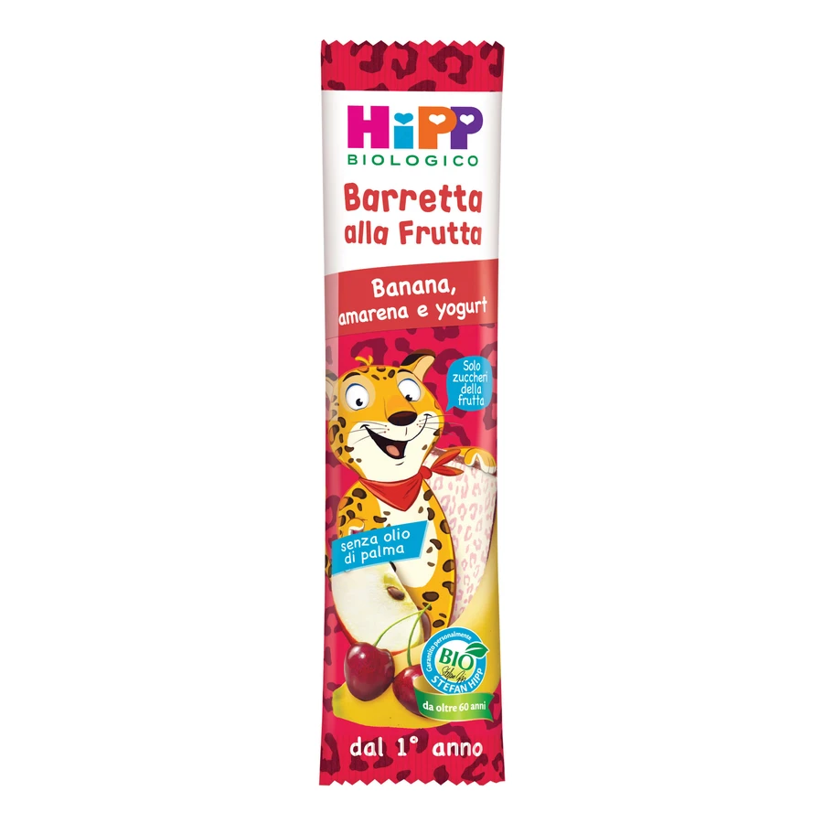 HiPP Fruit Bar Plátano Cereza Negra Yogur Ecológico 25g