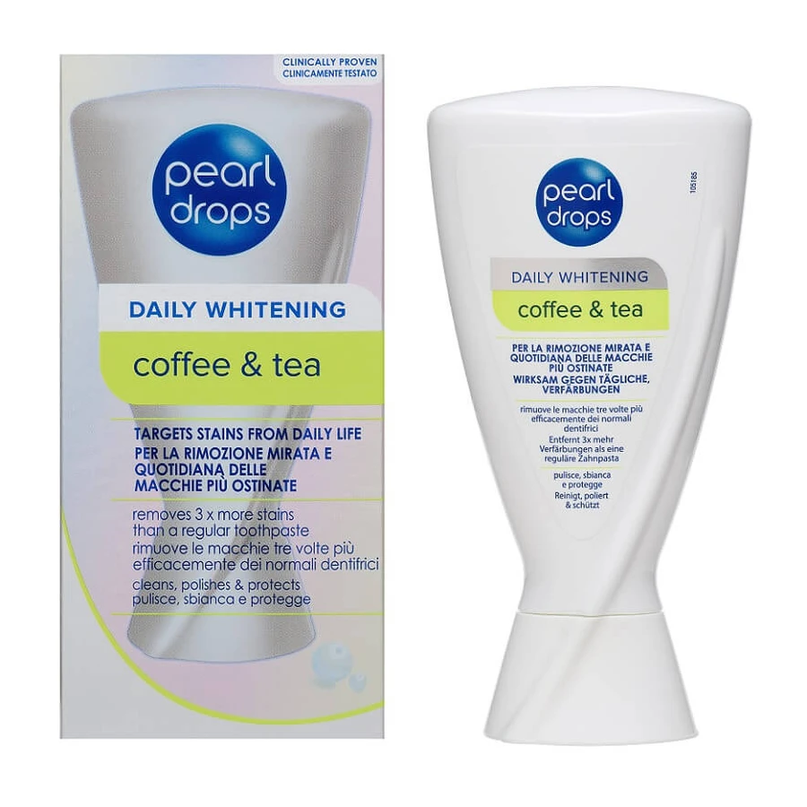 Pareldruppels dagelijkse witte koffie