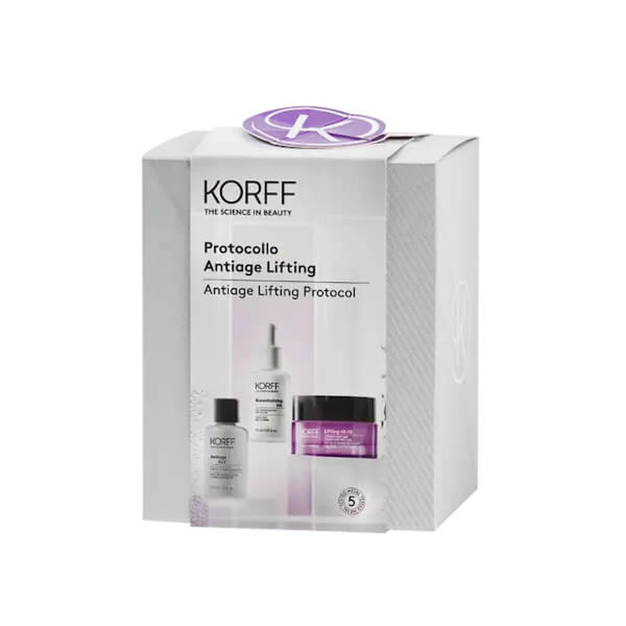 Korff Lifting Solution Solución Exfoliante Estuche 30ml + Sérum 30ml + Gel Crema Facial 50ml