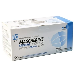 MUNUSMED Mask.Ch.IIR Negru 50pcs.