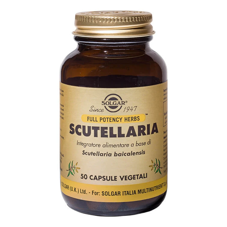 Solgar Scutellaria 50 Vegetable Capsules