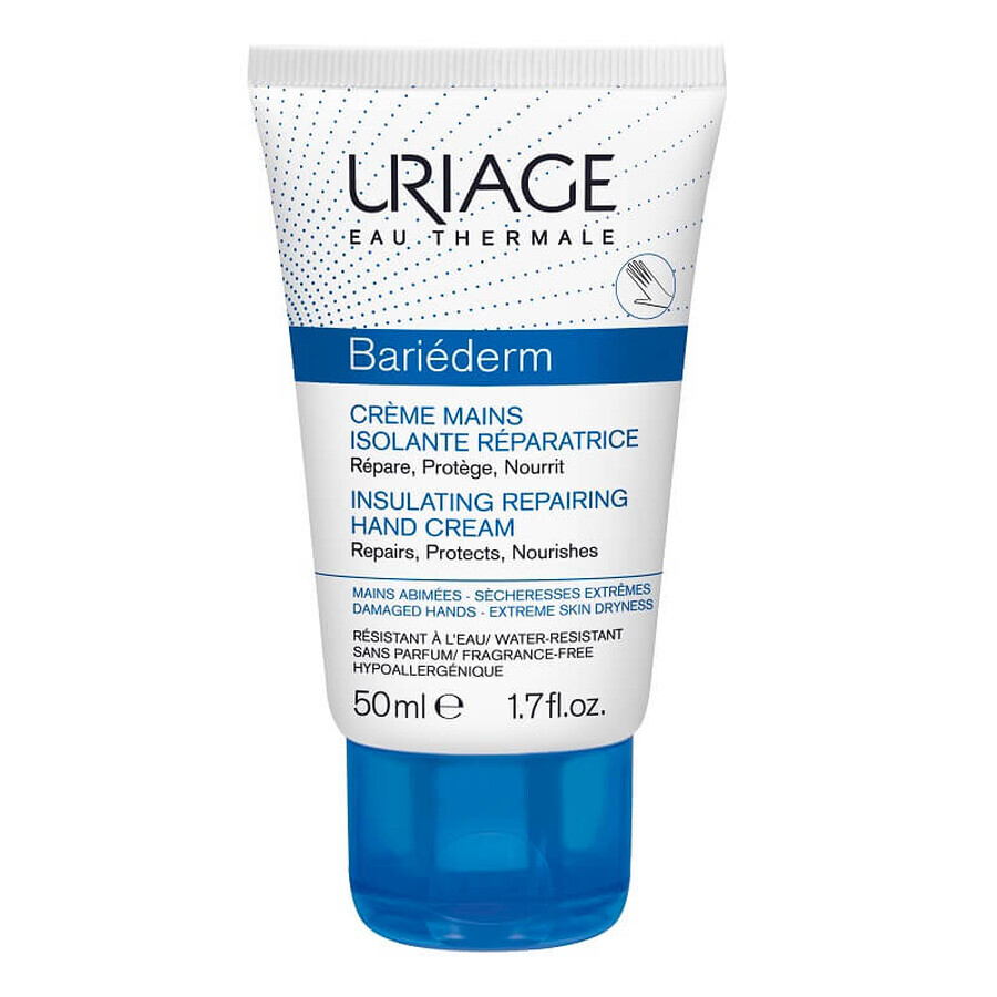 Bariederm Isolierende Reparierende Handcreme, 50 ml, Uriage