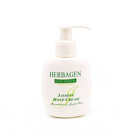 Crème pour les mains au jasmin avec de l'huile de macadamia et de jojoba, 100g, Herbagen