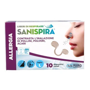 Sanispira Allergia Filtro Nasale L 10 Pezzi