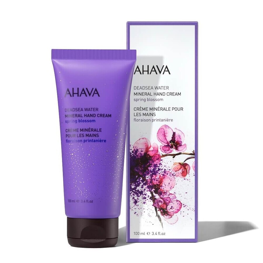 Crème minérale pour les mains Spring Blossom Deadsea Water 89715065, 100 ml, Ahava