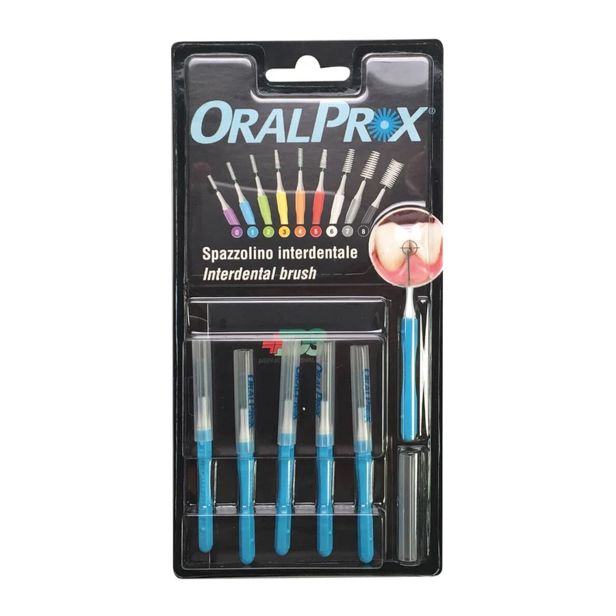 Oralprox Blister 6 bucăți Dimensiune 1 Albastru deschis