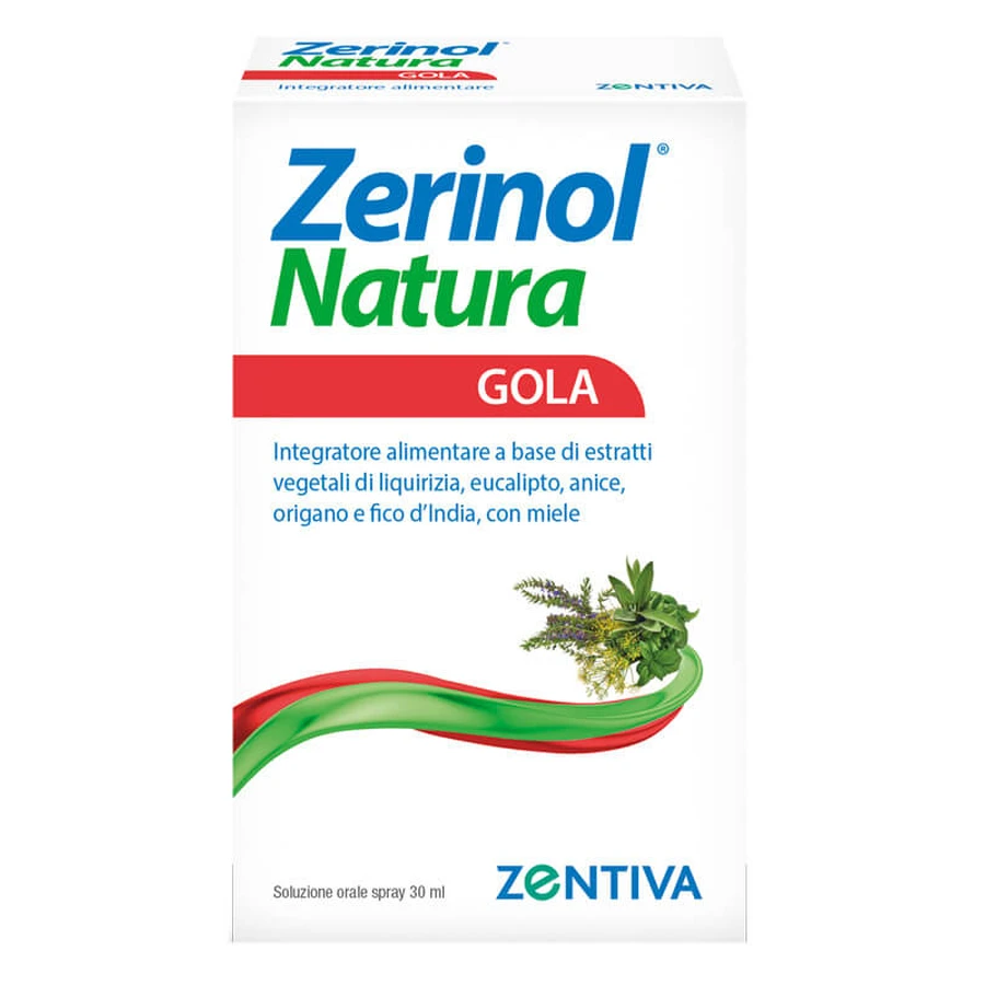 ZERINOL NATURE THROAT SPRAY 30ML
