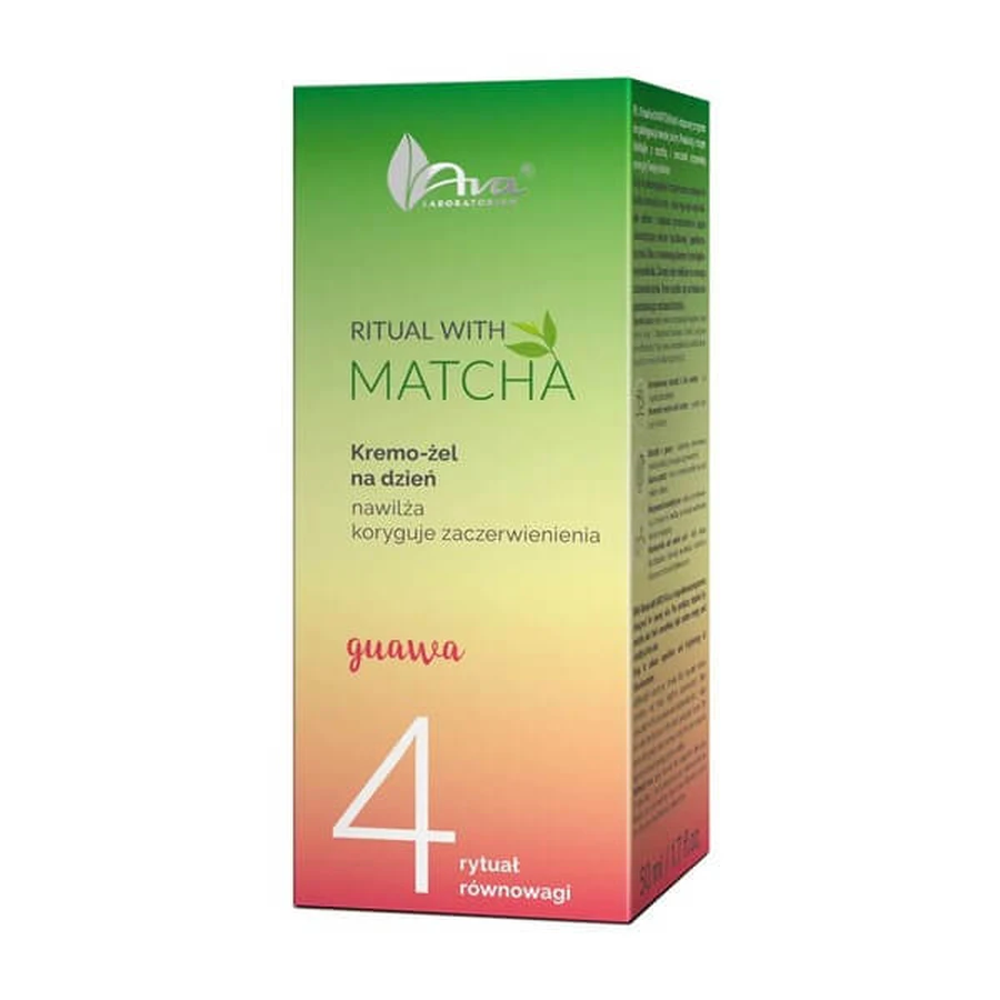 AVA Ritual with Matcha, crema-gel da giorno, 50 ml