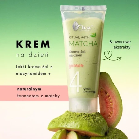AVA Ritual with Matcha, crema-gel da giorno, 50 ml