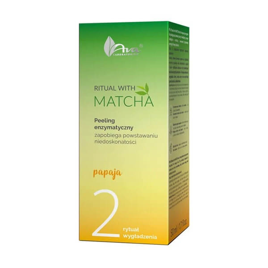 AVA Ritueel met Matcha, enzymscrub, 50 ml
