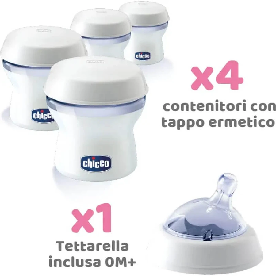 Chicco step up new envase de leche 1 pack 4 envases