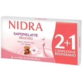Nidra 3 milde Milchseife mit Mandelmilch