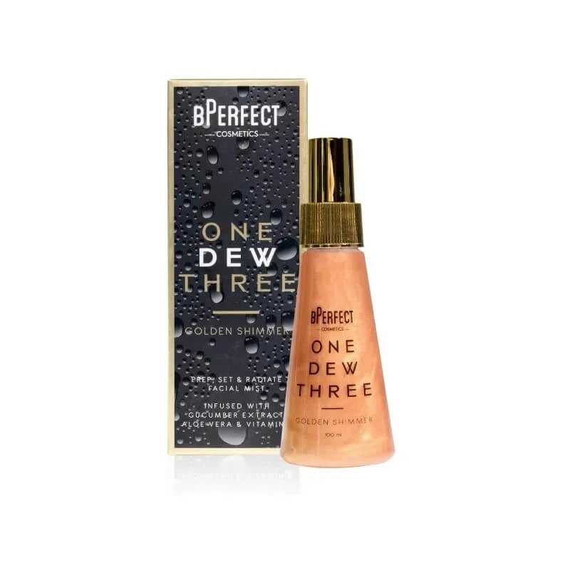 Bperfect One dew three golden shimmer - gouden glansspray 100 ml