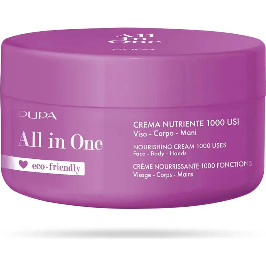 Pupa all in one - crema nutriente 1000 usi viso corpo e mani 350 ml