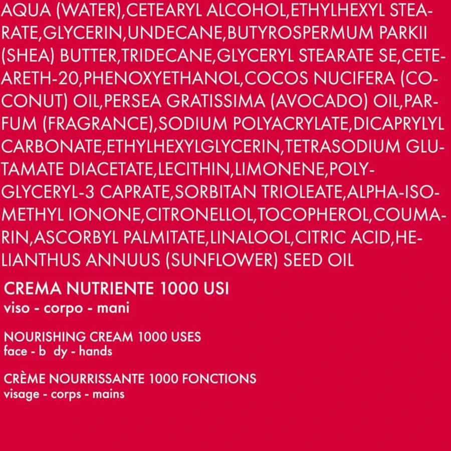 Pupa all in one - crema nutriente 1000 usi viso corpo e mani 350 ml