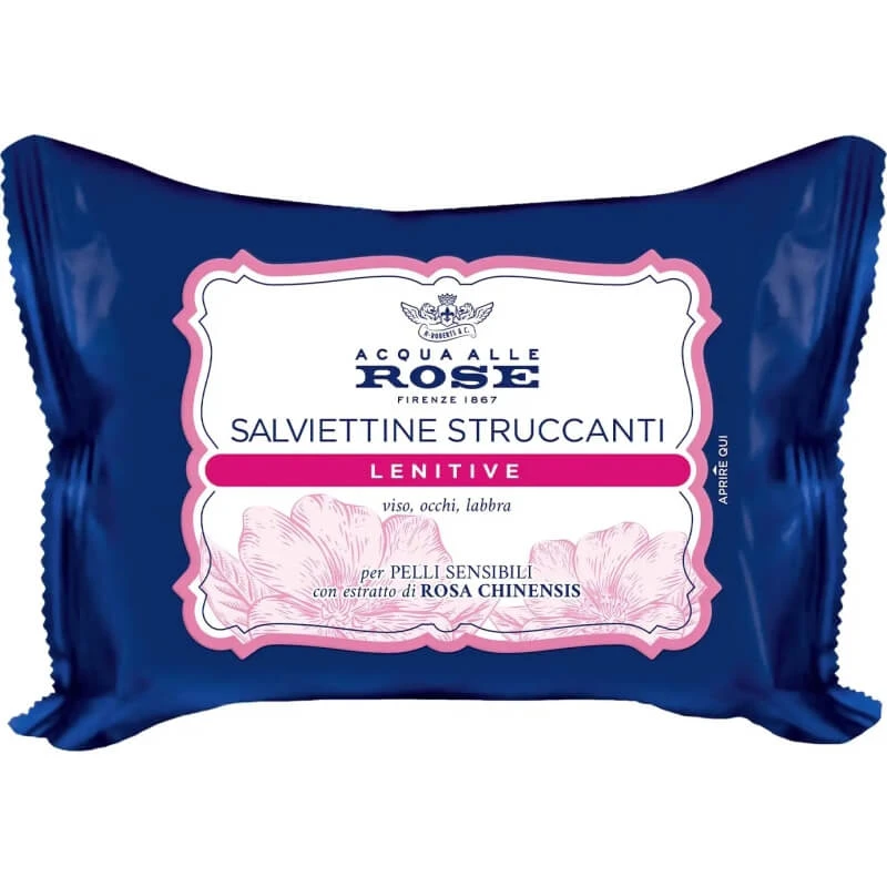 Rozenwater 20 verzachtende make-up remover doekjes