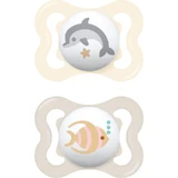 Mam Air -2 neutral silicone pacifiers 2-6m