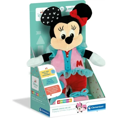 Clementoni Disney baby dres me up minnie - knuffel montessorimethode