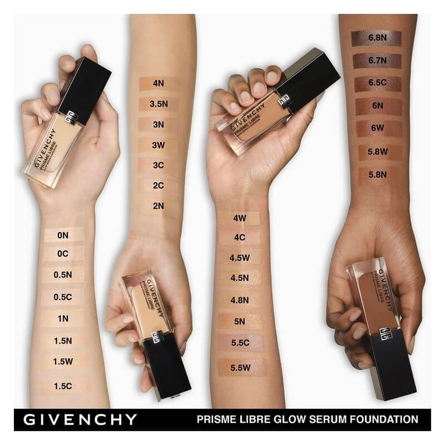 Givenchy Prisme libre glow serum foundation - fondotinta siero n. 3.5n