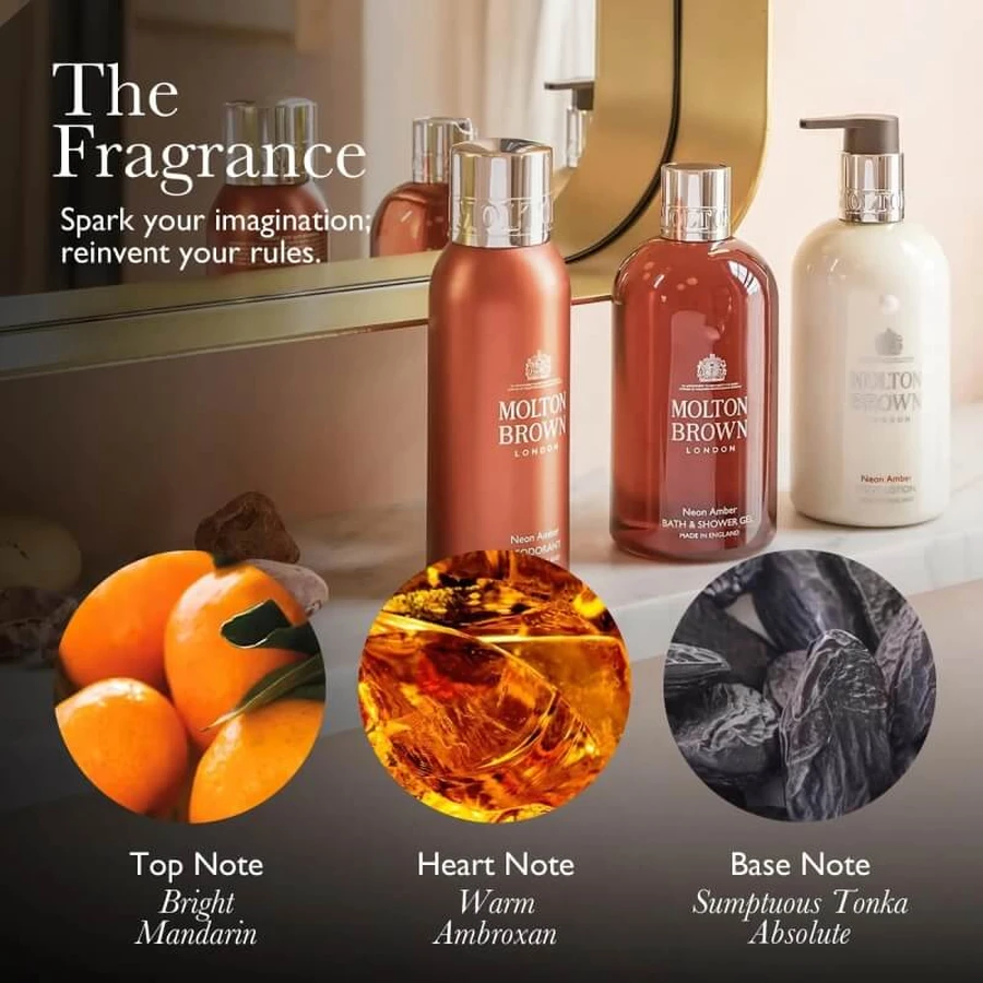 Molton brown Neon amber - loțiune de corp 300 ml