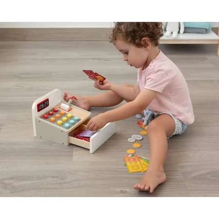 Kiokids Registrierkasse aus Holz für Kinder