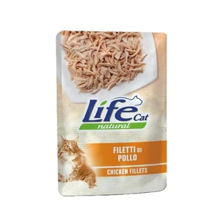 Life petcare Life natural cat kipfilets - natvoer voor katten 70 gr
