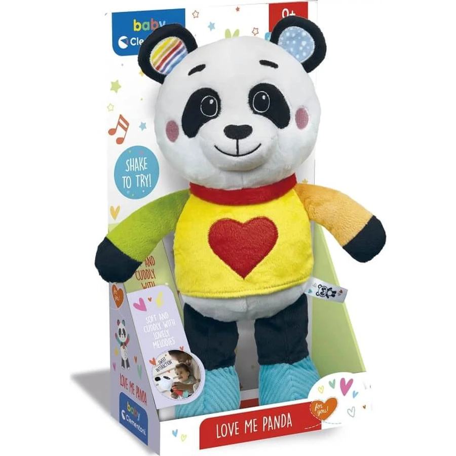 Clementoni Baby love me panda - interactief pluchen speeltje