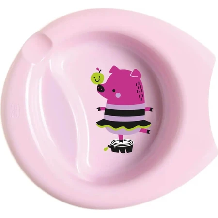Chicco einfache Schale rosa Mund 6m+