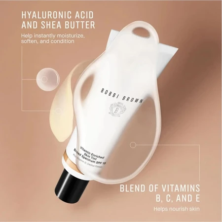 Bobbi brown Vitamin enriched skin tint - krem koloryzujący spf 15 z witaminami 50 ml - medium 2: ceny i cechy