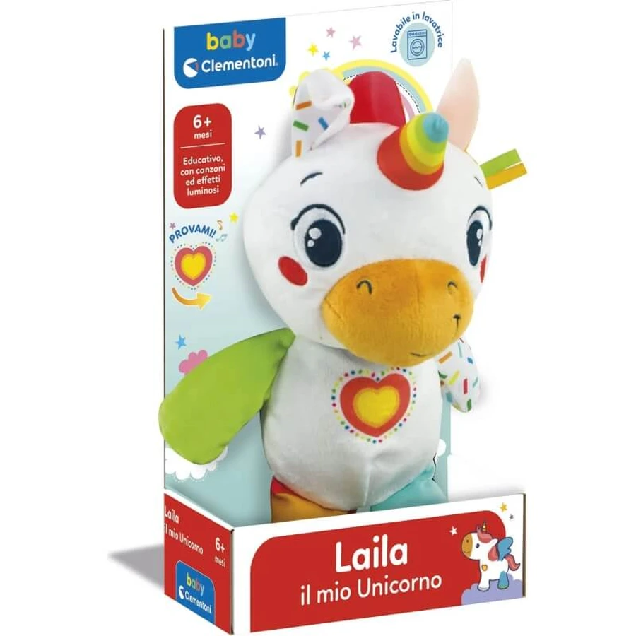 Clementoni Laila mijn eenhoorn - interactief pluchen speeltje