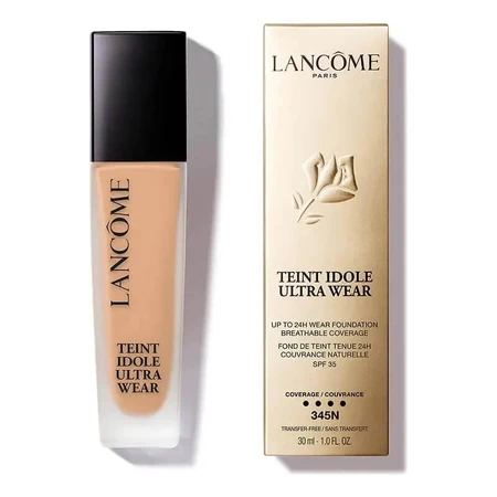Lancome teint idole ultra wear - fondotinta liquido effetto seconda pelle - n. 345n
