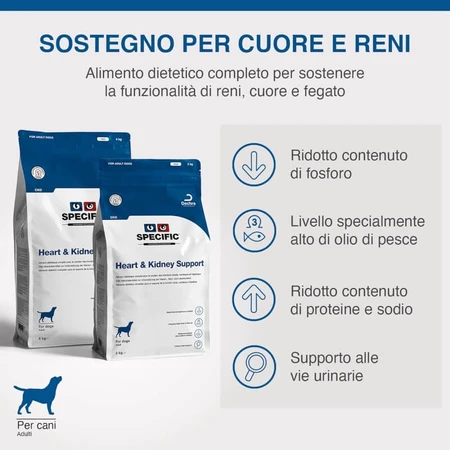 Dechra Heart &amp; kidney support (ckd) - dieetvoeding voor honden met hart- en nierfalen 2 kg