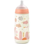 Suavinex dreams 6m+ - biberón con tetina simétrica de flujo denso 360 ml - rosa