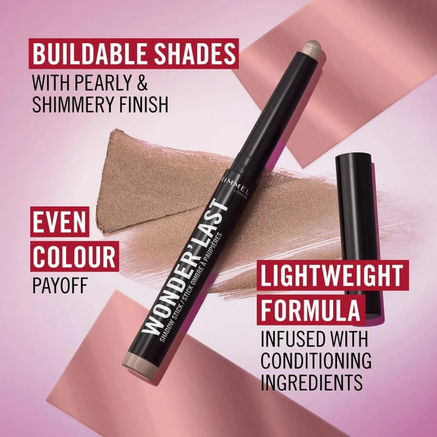Rimmel wonder last - sombra de ojos en barra no. 002 choco shimmer