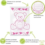 Lovabear 6 bustine corredino - orso rosa
