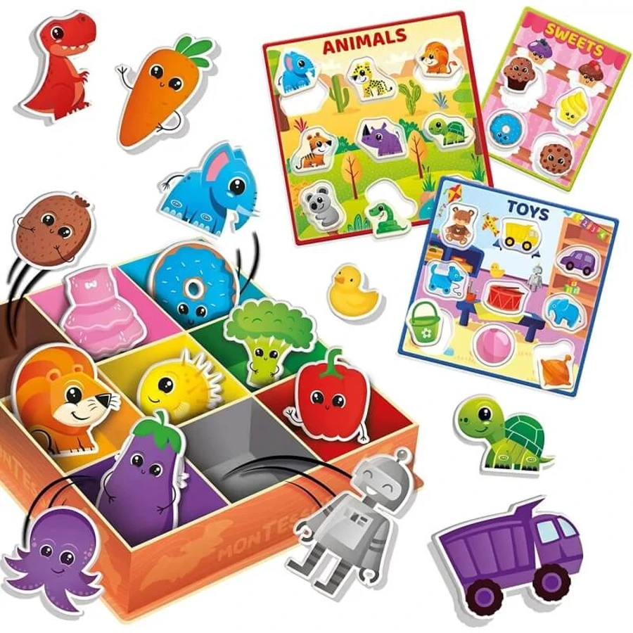 Lisciani Montessori baby 92765 - doos kleuren - educatief spel